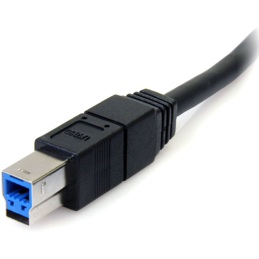StarTech.com 6 ft Black SuperSpeed USB 3.0 Cable A to B - M/M