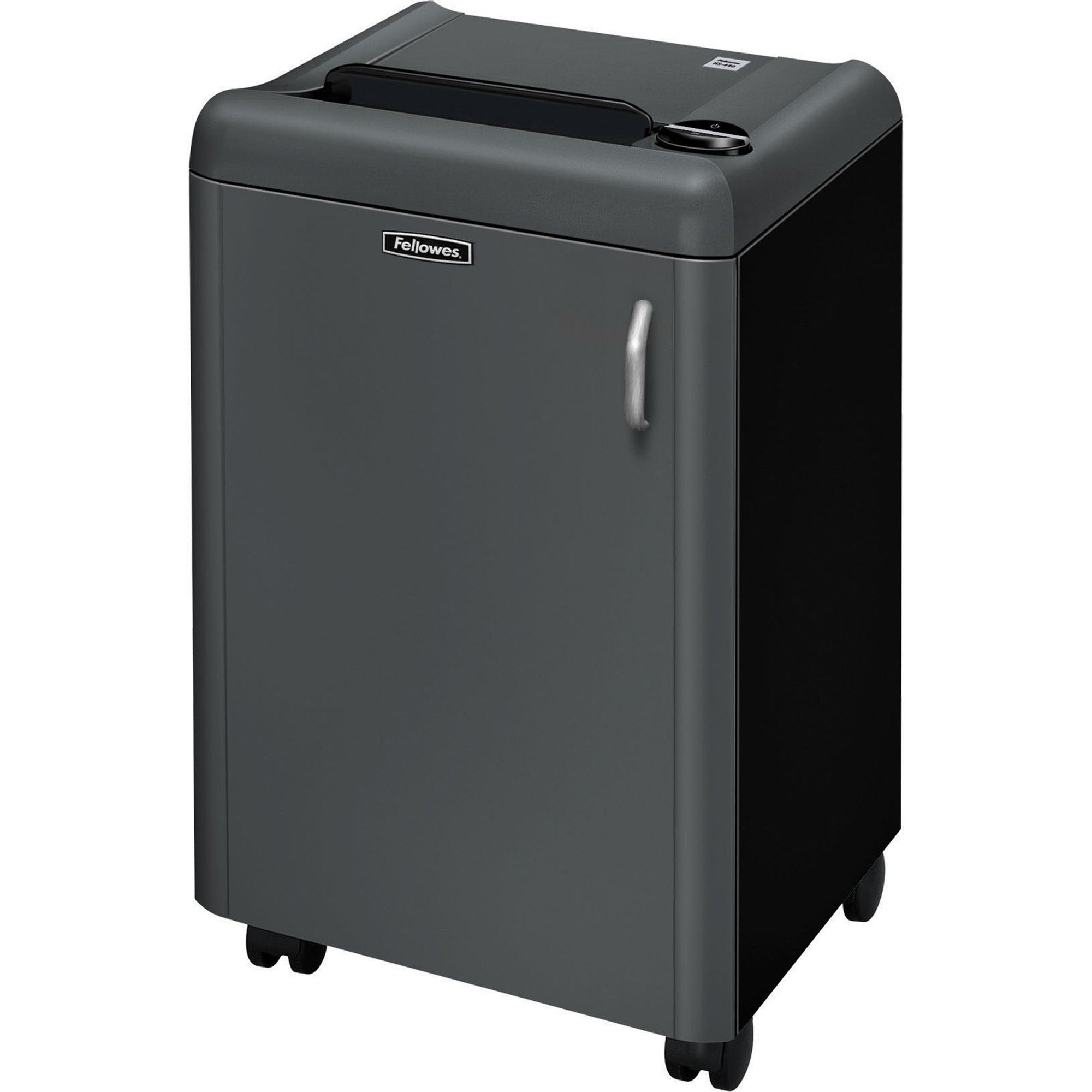 Cross Cut - 4 Per Pass - for shredding Paper - 0.031" x 0.188" Shred Size - P-7 - 14 ft/min - 9.50" Throat - 9.25 gal Wastebin Capacity - Black, Gray - TAA Compliant