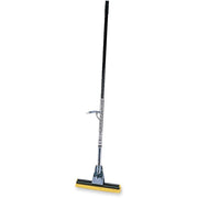 Rubbermaid Commercial 12" Head Steel Sponge Mop - 12" Width Cellulose Head Steel Handle - Refillable - 1 Each