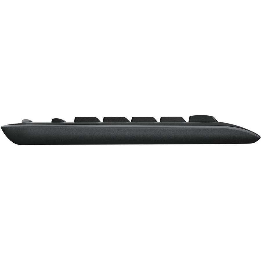 USB Wireless RF 2.40 GHz Keyboard - 115 Key - Black - USB Wireless RF Mouse - Optical - Scroll Wheel - Black - Multimedia, Calculator, Media Player, Email Hot Key(s) - AA, AAA - Compatible with Computer for PC - 1 Each