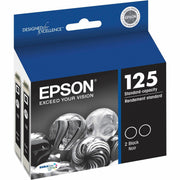Epson DURABrite 125 Original Inkjet Ink Cartridge - Black - 2 / Pack