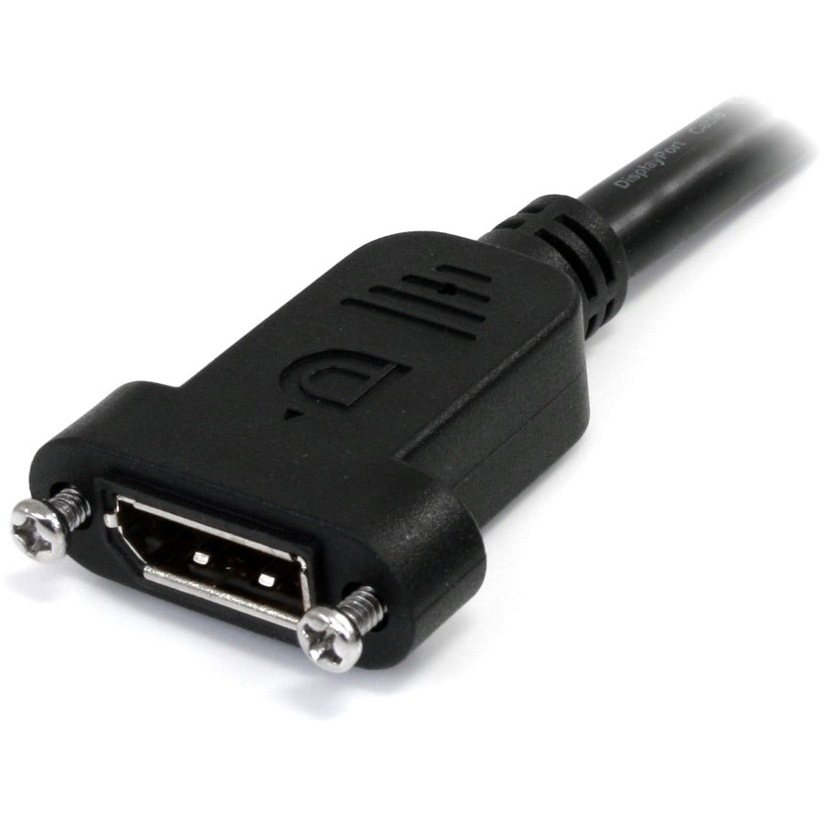 StarTech.com 3 ft Powered DisplayPort Panel Mount Cable