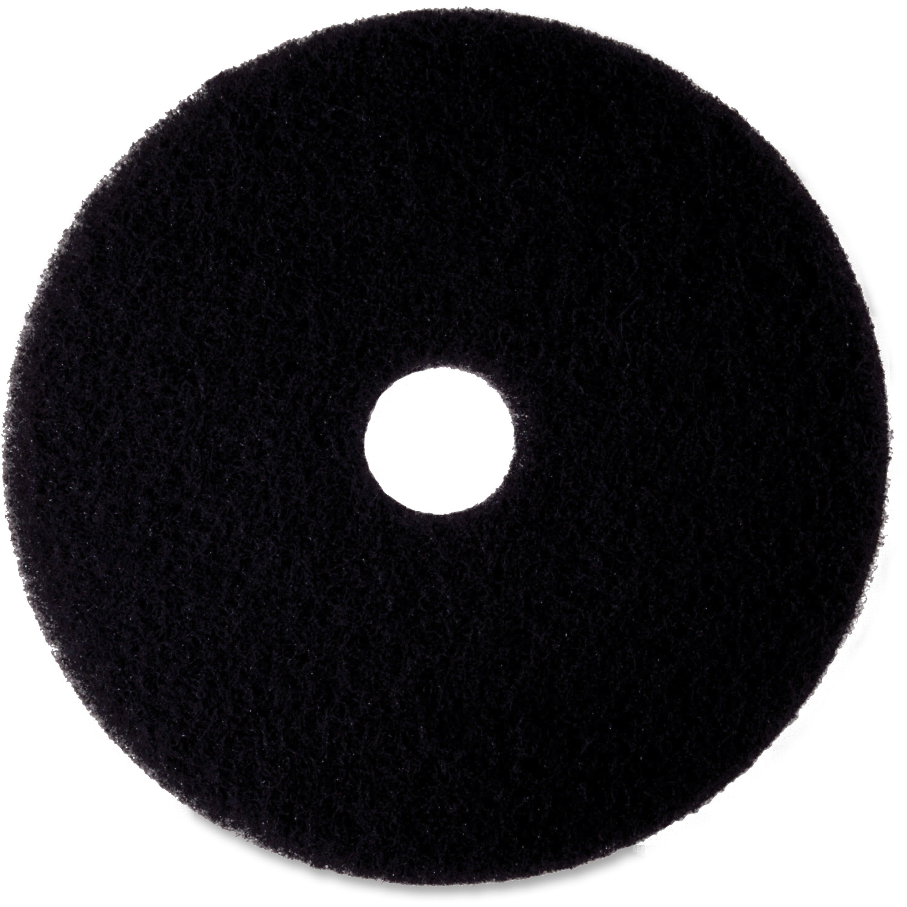 17" Diameter - Fiber - Black - 5 / Carton
