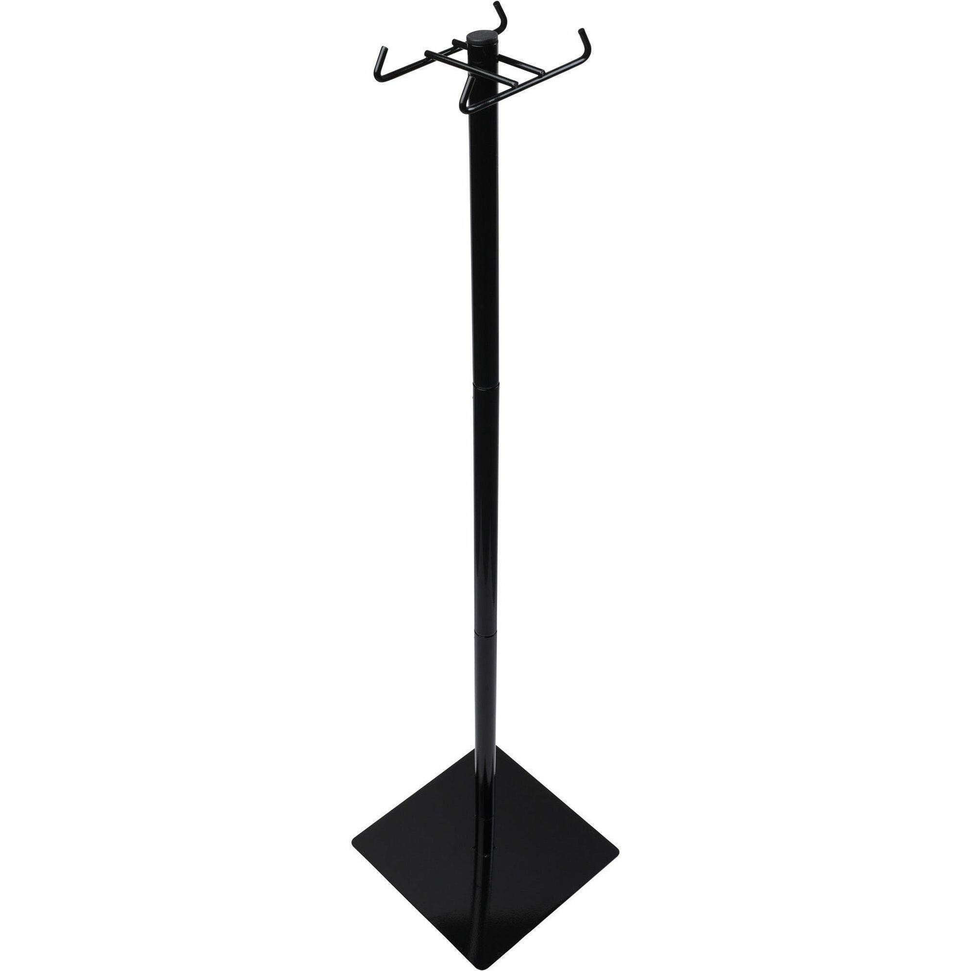 40" Height x 10" Width - Steel - Black