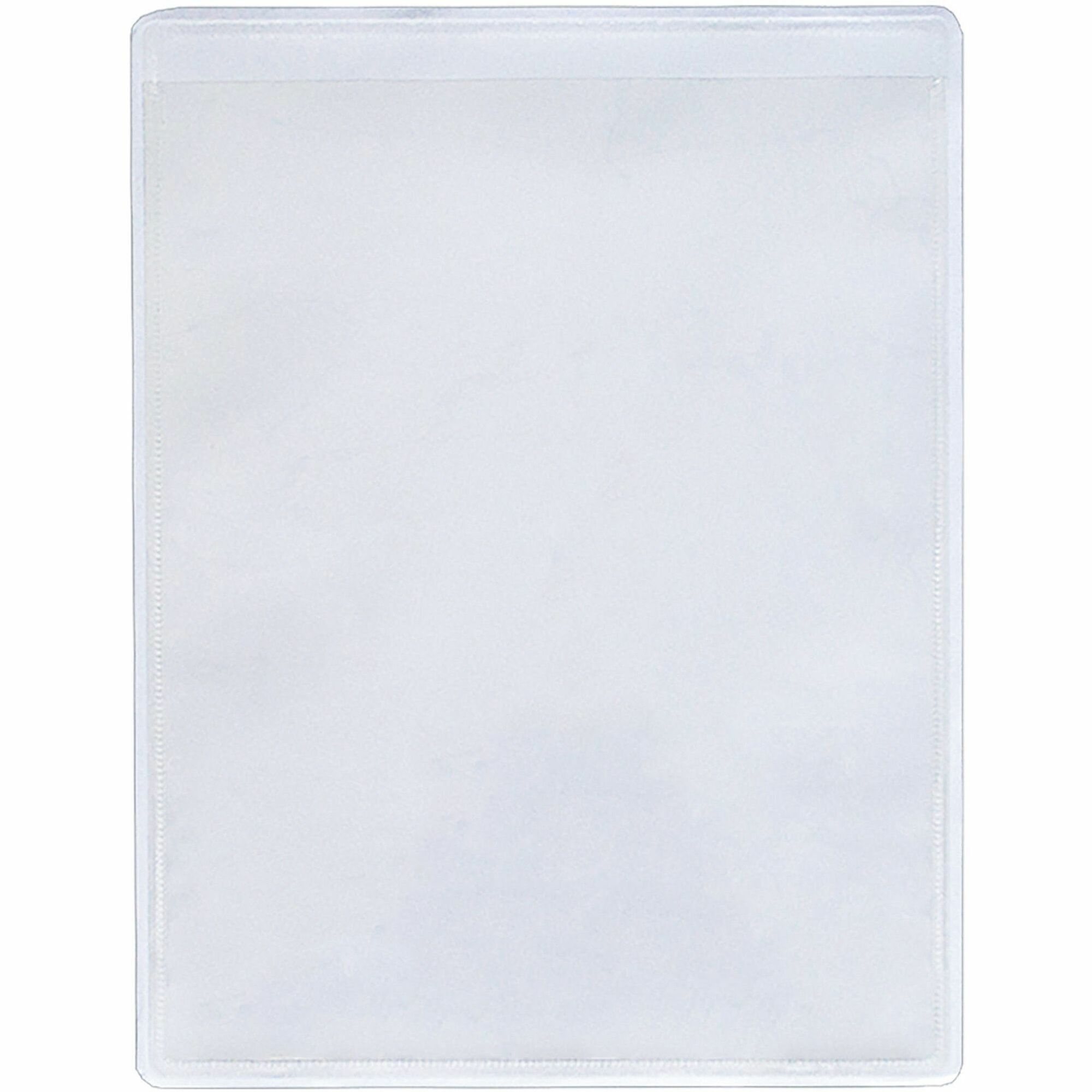 8.5" Height x 11" Width - Vinyl - Clear - 50 / Box