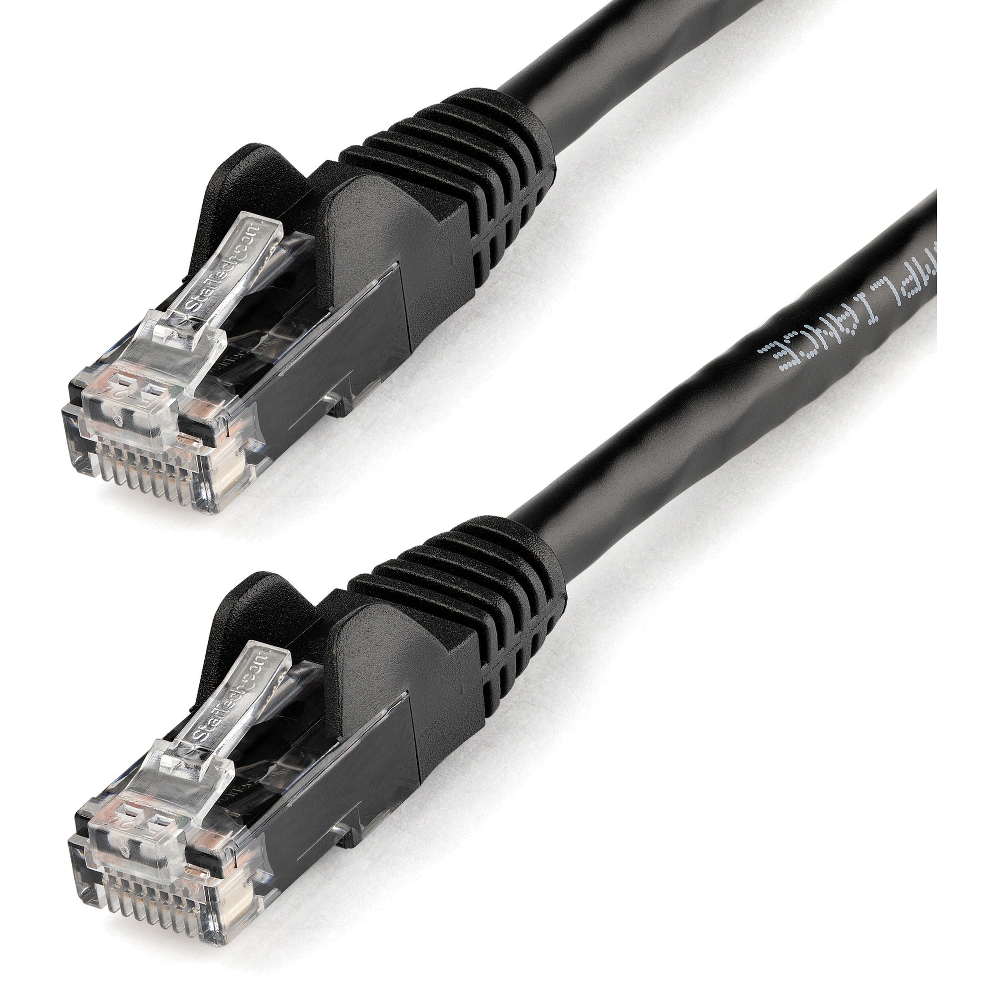StarTech.com 100 ft Black Snagless Cat6 UTP Patch Cable
