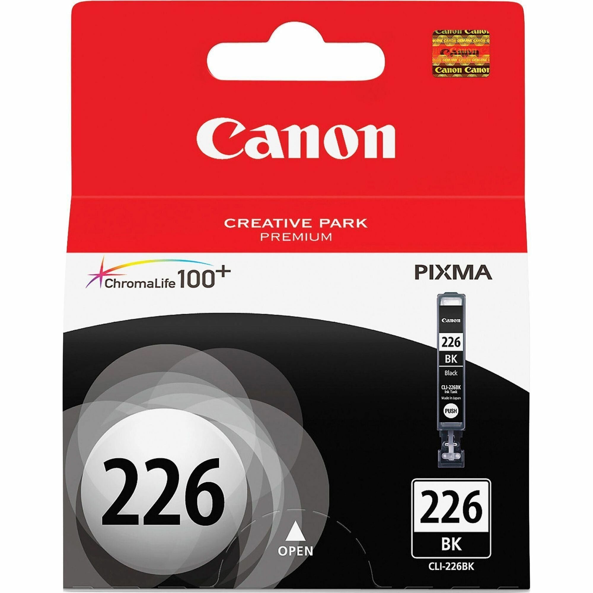 Canon CLI-226BK Original Inkjet Ink Cartridge - Black - 1 Each