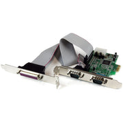 StarTech.com 2S1P Native PCI Express Parallel Serial Combo Card with 16550 UART
