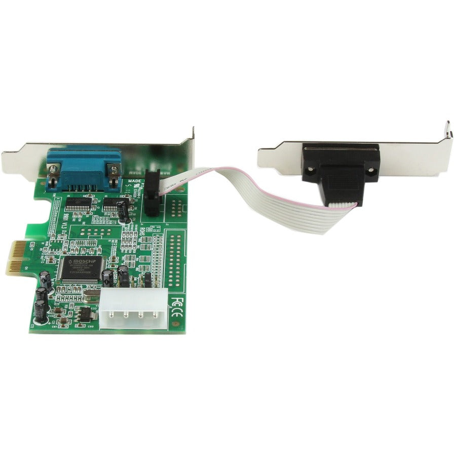 StarTech.com 2 Port Low Profile Native RS232 PCI Express Serial Card with 16550 UART