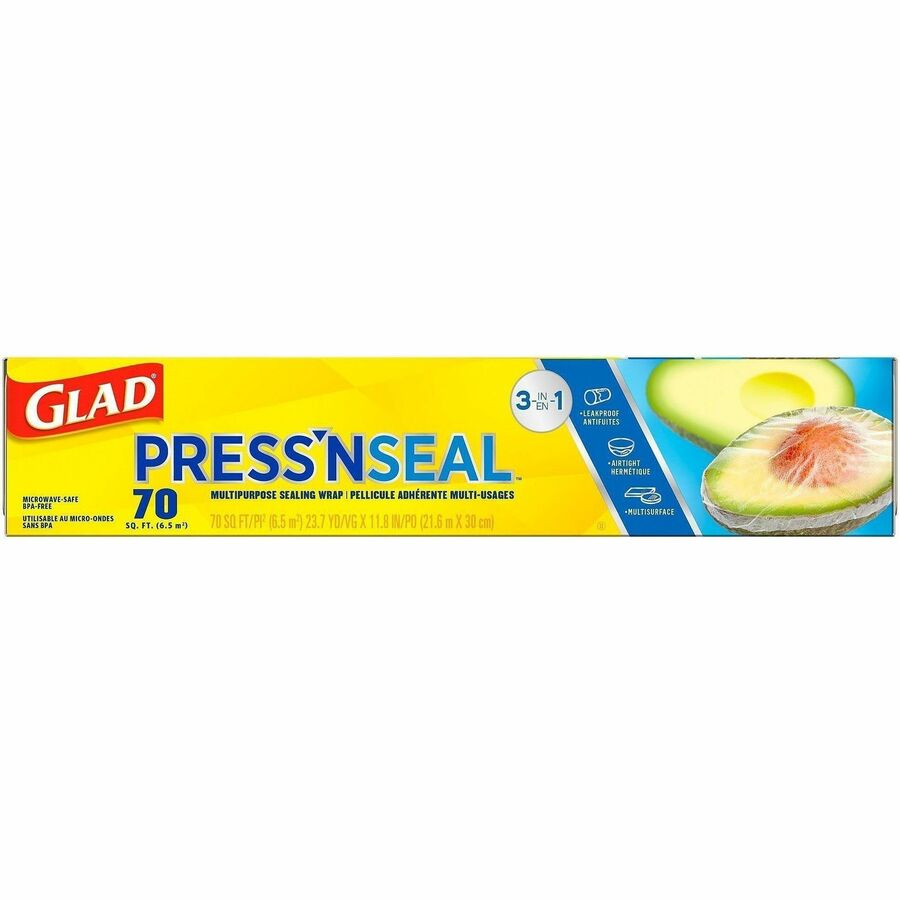 11.80" Width x 71.10 ft Length - Durable, Freezer Safe, Microwave Safe, Cutting Edge - Plastic - Clear - 1 Each