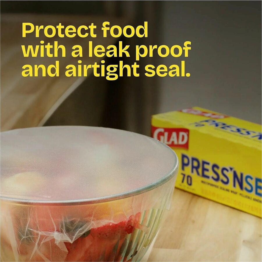11.80" Width x 71.10 ft Length - Durable, Freezer Safe, Microwave Safe, Cutting Edge - Plastic - Clear - 1 Each