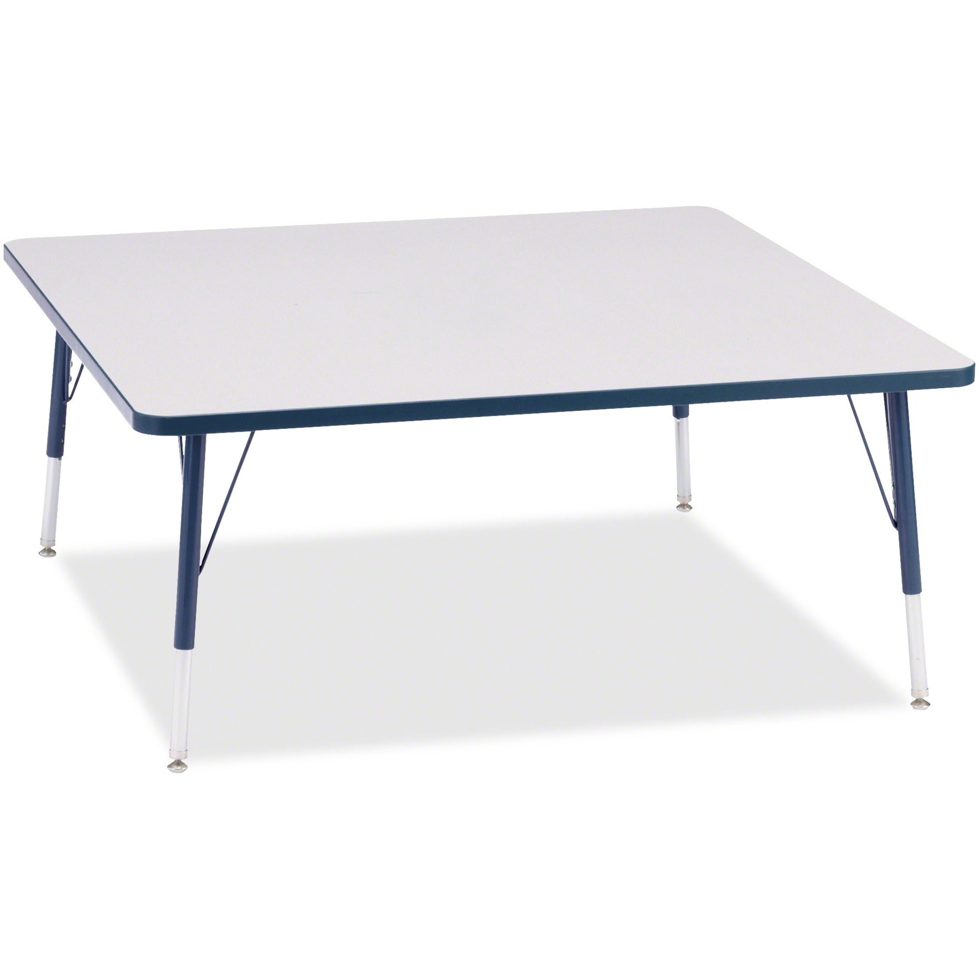 Berries® Square Activity Table - 48" X 48", E-height - Freckled Gray/Navy/Gray