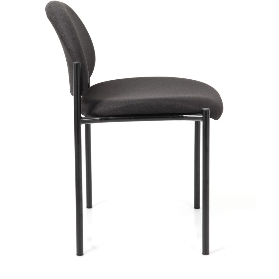 Boss Diamond Stacking Chair - Black - Crepe - 1 Each