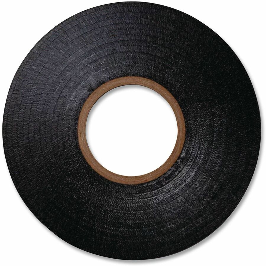 22 yd Length x 0.75" Width - Black - Vinyl - Polyvinyl Chloride (PVC) Backing - Rubber Adhesive - For Insulating Wire, Rubber, Synthetic Material - 1 Roll