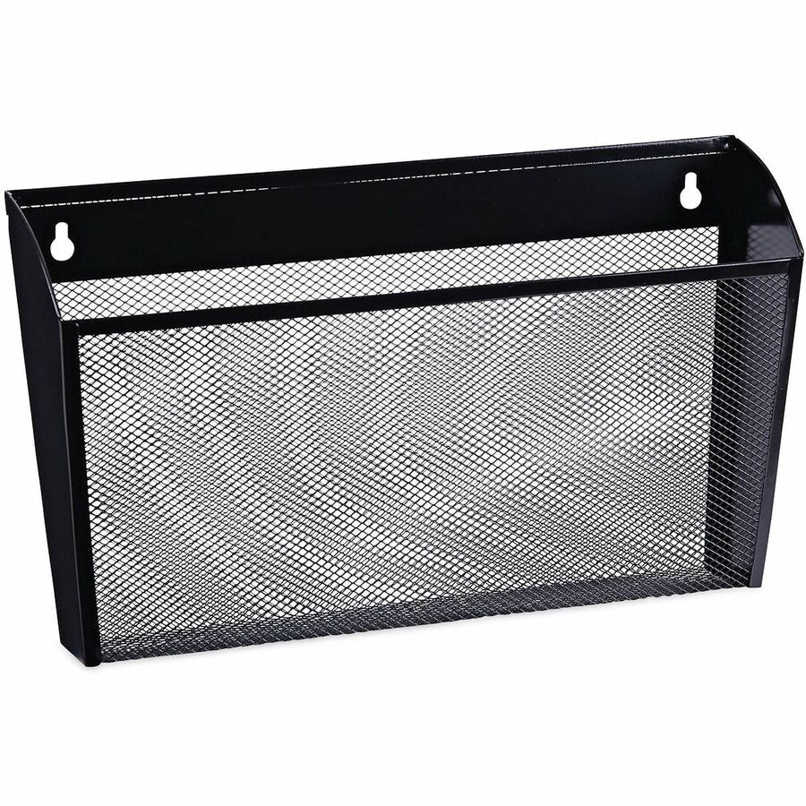1 Pocket(s) - 8.20" Height x 14" Width x 3.10" Depth - Black - Metal - 4 Each