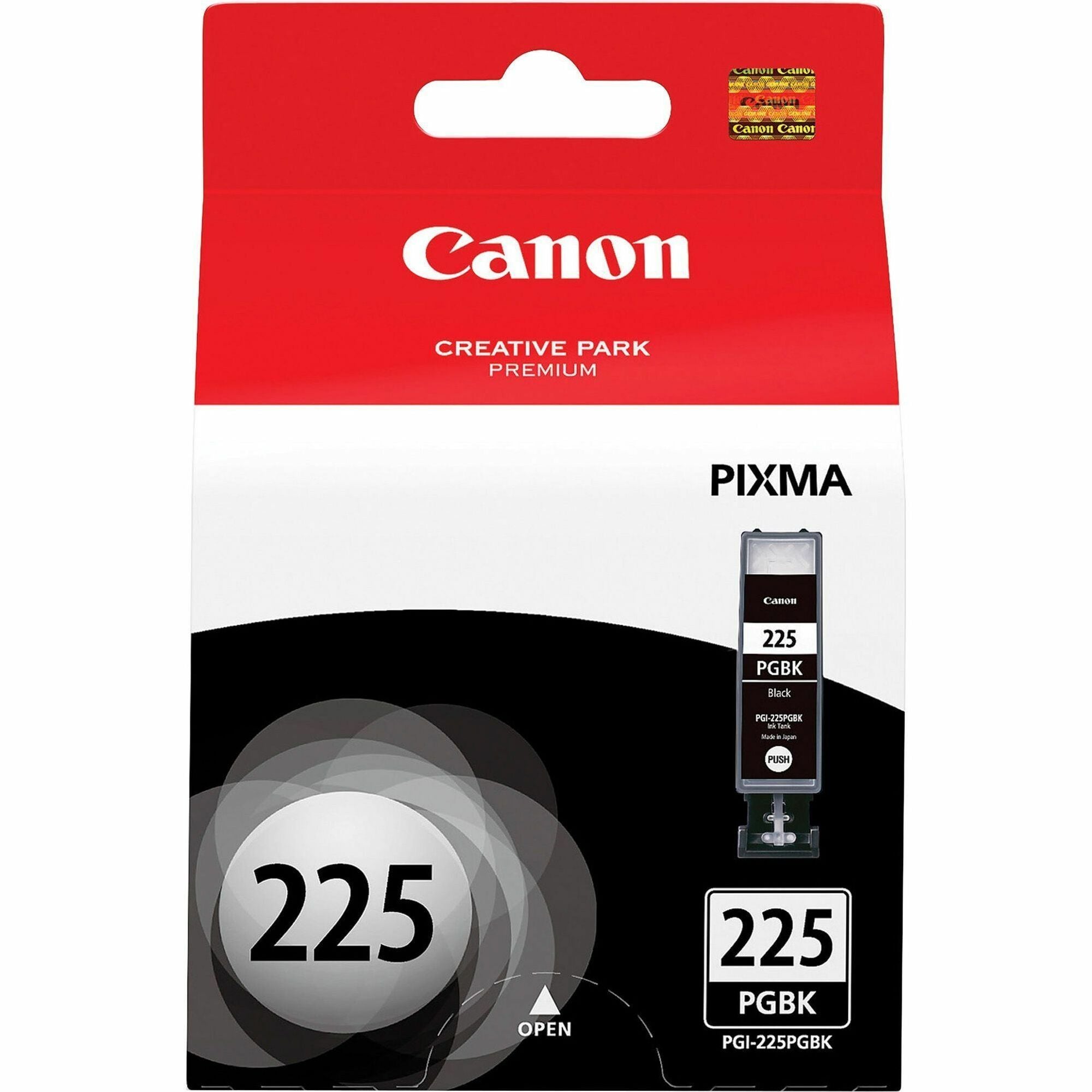 Canon PGI-225BK Original Inkjet Ink Cartridge - Black - 1 Each