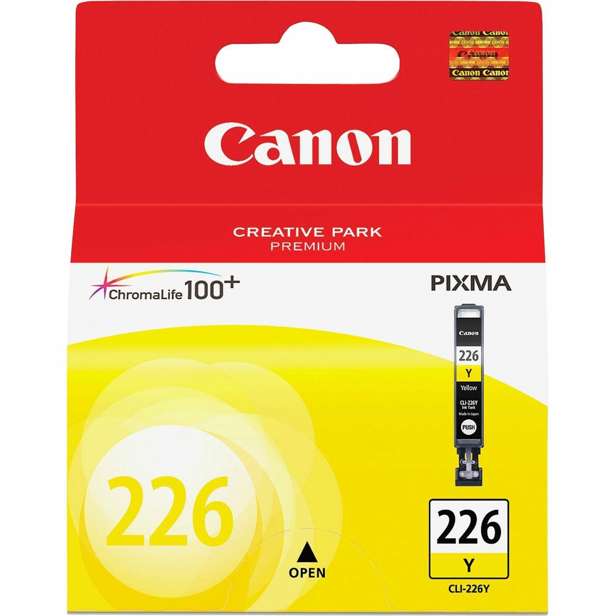 Canon CLI-226YW Original Inkjet Ink Cartridge - Yellow - 1 Each