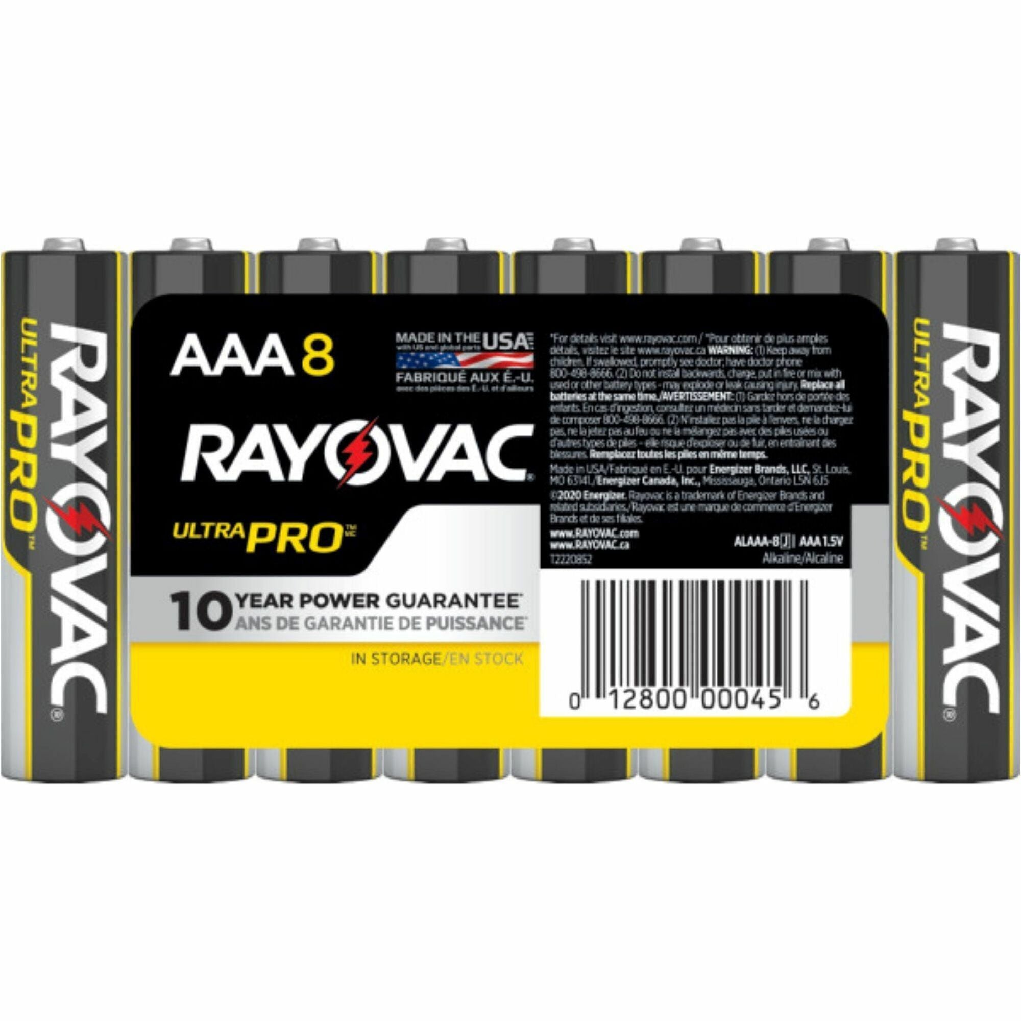 For Multipurpose - AAA - 1.5 V DC - 8 / Pack