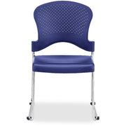 Eurotech Aire Stacking Chair, Blue Seat, 4 Chairs per Carton