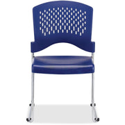 Eurotech Aire Stacking Chair, Blue Seat, 4 Chairs per Carton