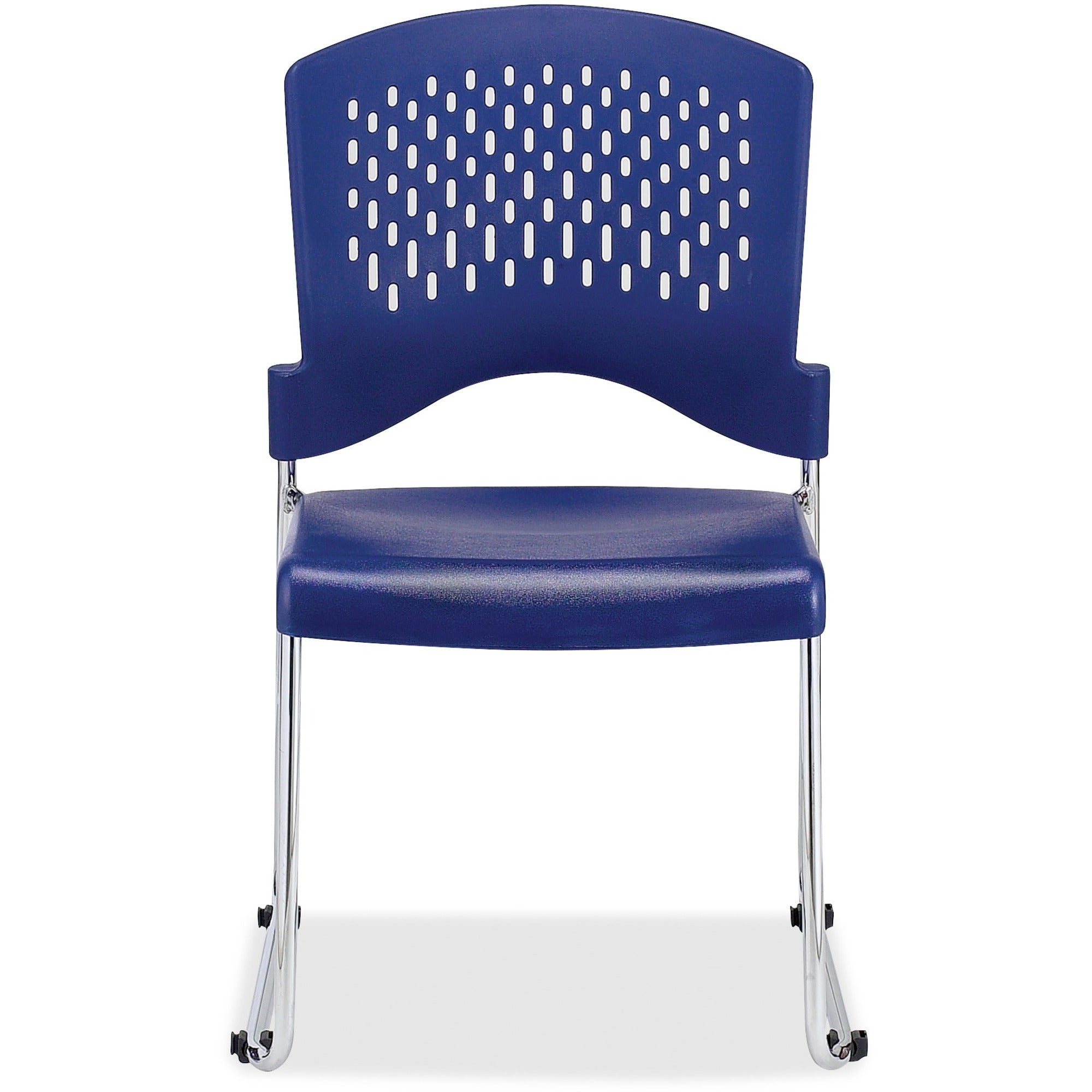 Eurotech Aire Stacking Chair, Blue Seat, 4 Chairs per Carton