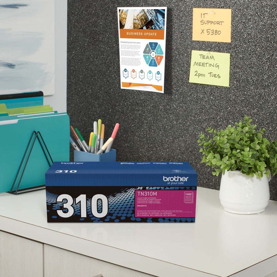 Brother TN310M Original Laser Toner Cartridge - Magenta - 1 Each