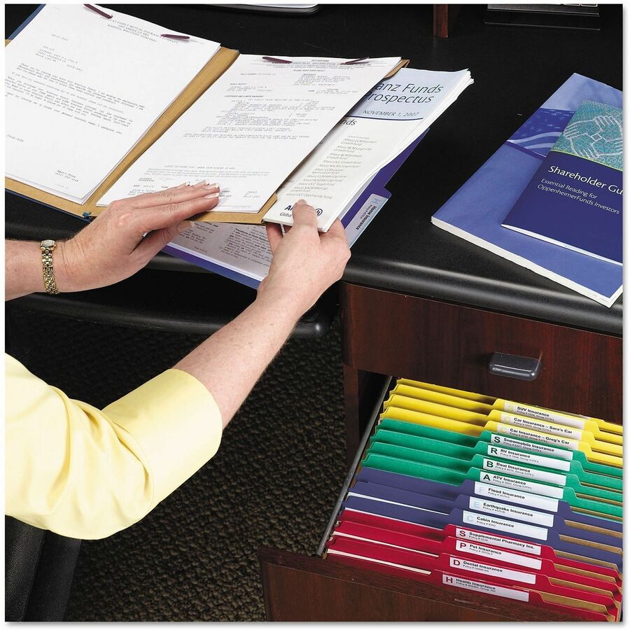 Smead Pressboard Classification Folder with Wallet and SafeSHIELD&reg; Fastener 14077
