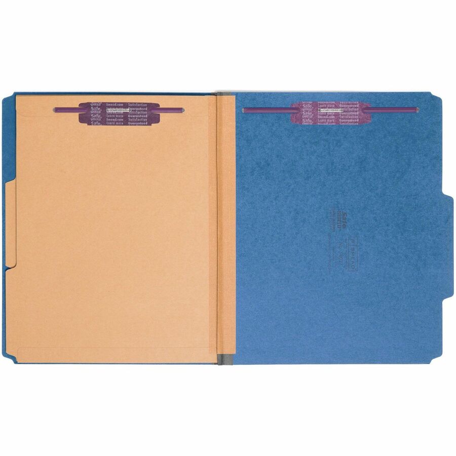 Smead Pressboard Classification Folder with Wallet and SafeSHIELD&reg; Fastener 14077