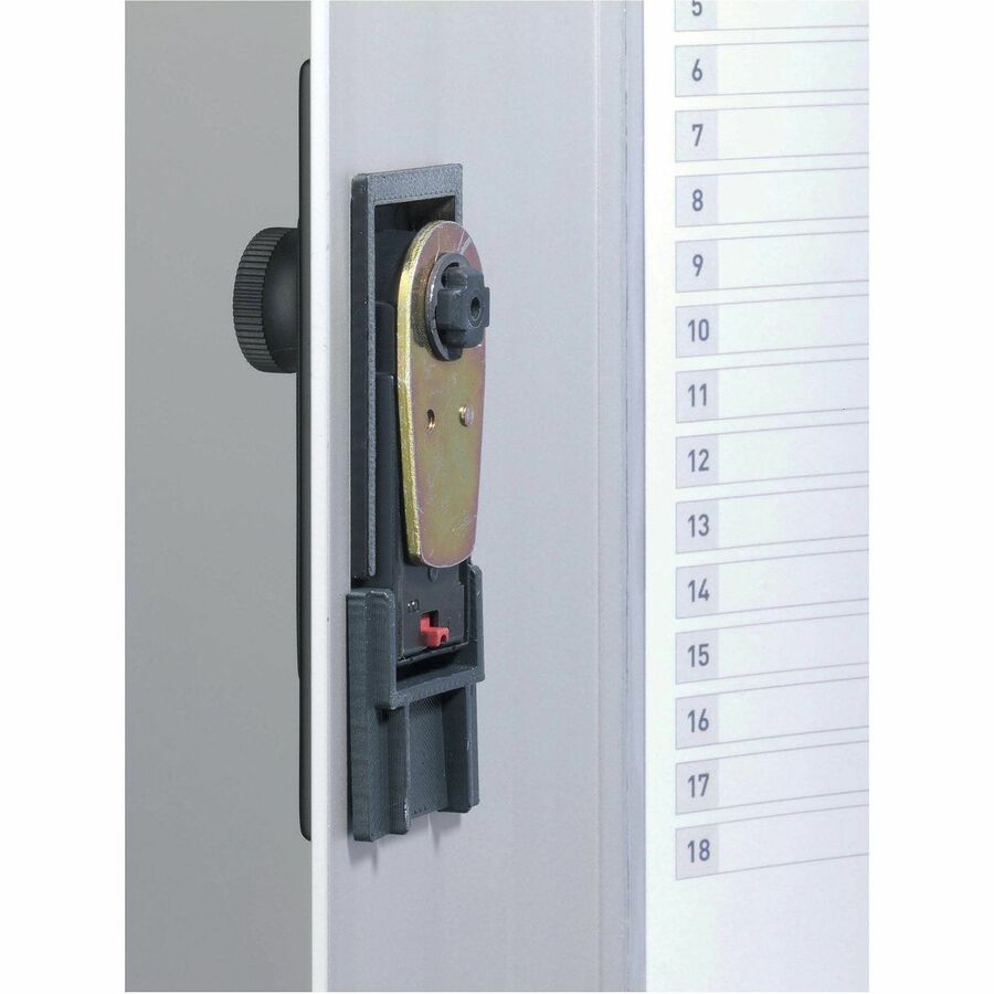 11.8" Width x 4.6" Depth x 15.5" Height - Lockable - Silver - Aluminum
