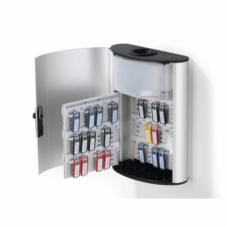 11.8" Width x 4.6" Depth x 15.5" Height - Lockable - Silver - Aluminum