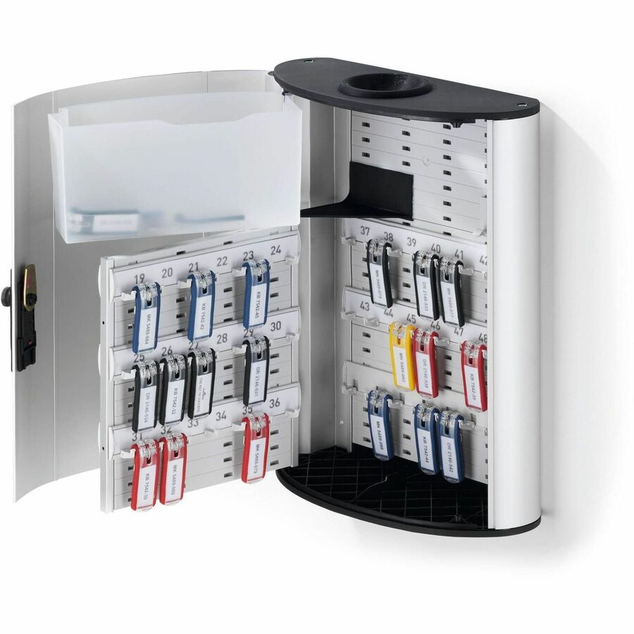 11.8" Width x 4.6" Depth x 15.5" Height - Lockable - Silver - Aluminum
