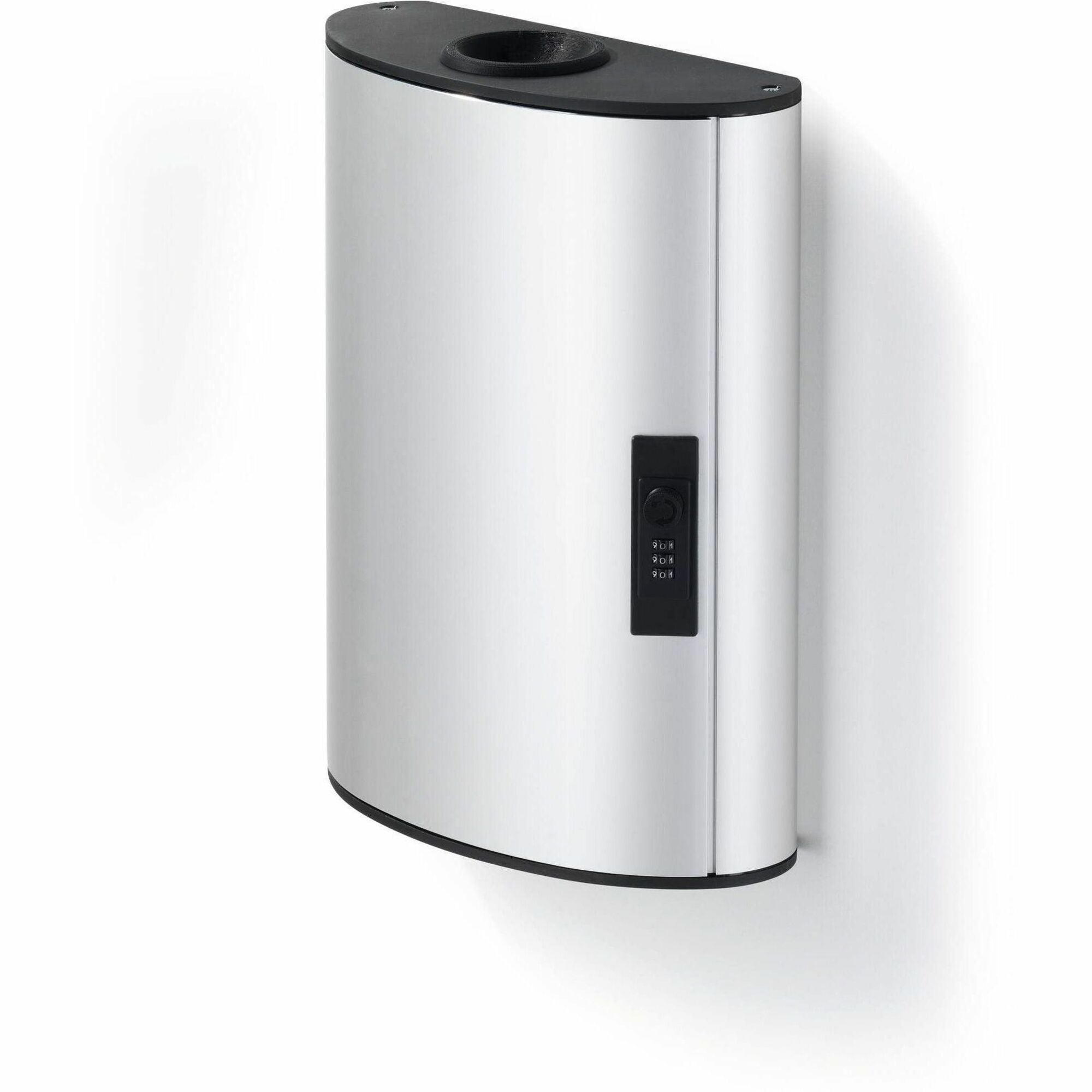 11.8" Width x 4.6" Depth x 15.5" Height - Lockable - Silver - Aluminum