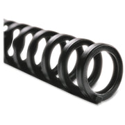 0.31" Maximum Capacity - 45 x Sheet Capacity - 32 x Rings - Black - Plastic - 100 / Box