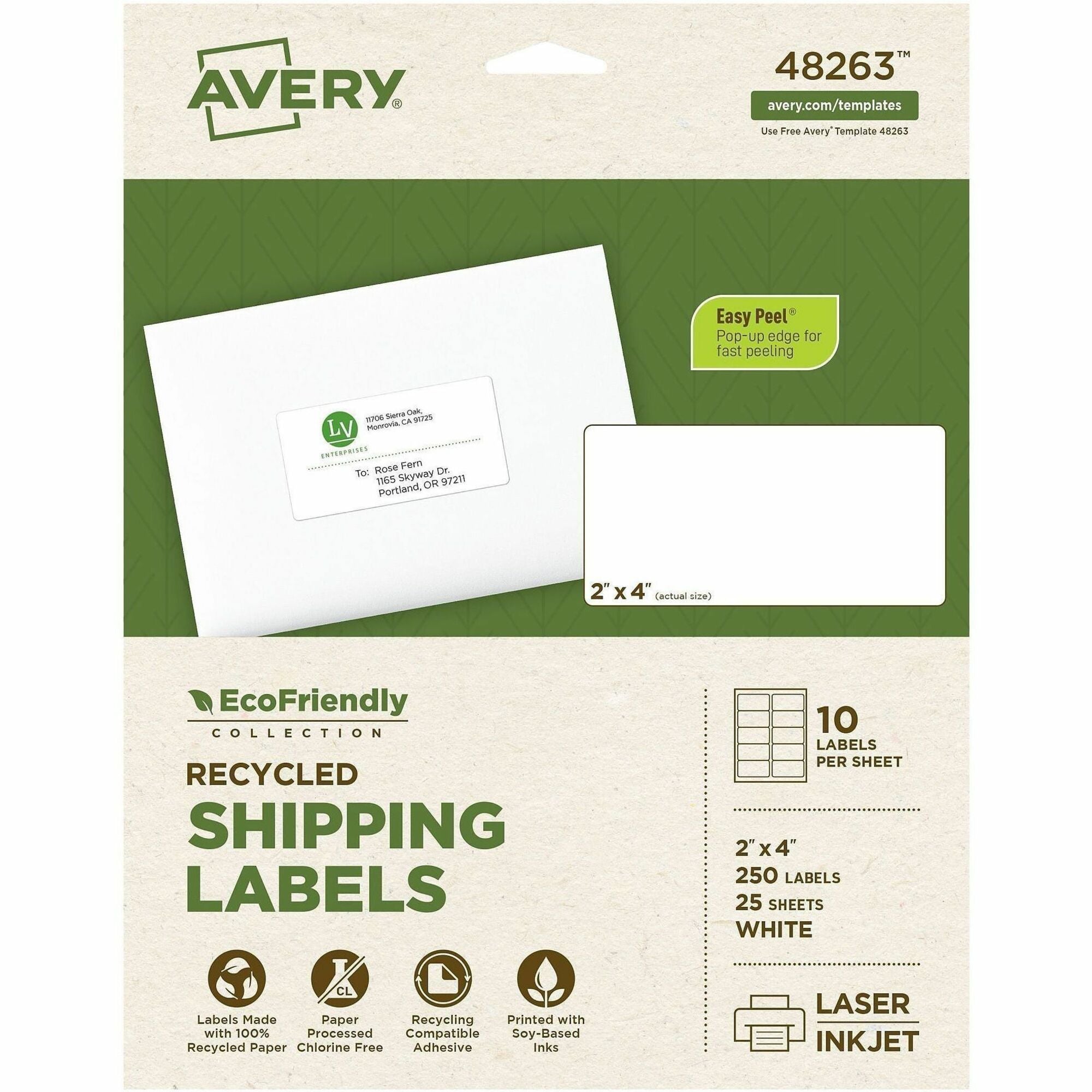 Avery&reg; EcoFriendly Shipping Label