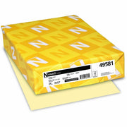 94 Brightness - Letter - 8 1/2" x 11" - 110 lb Basis Weight - Smooth - Acid-free, Durable, Heavyweight, Printable - Ivory - 1 Pack