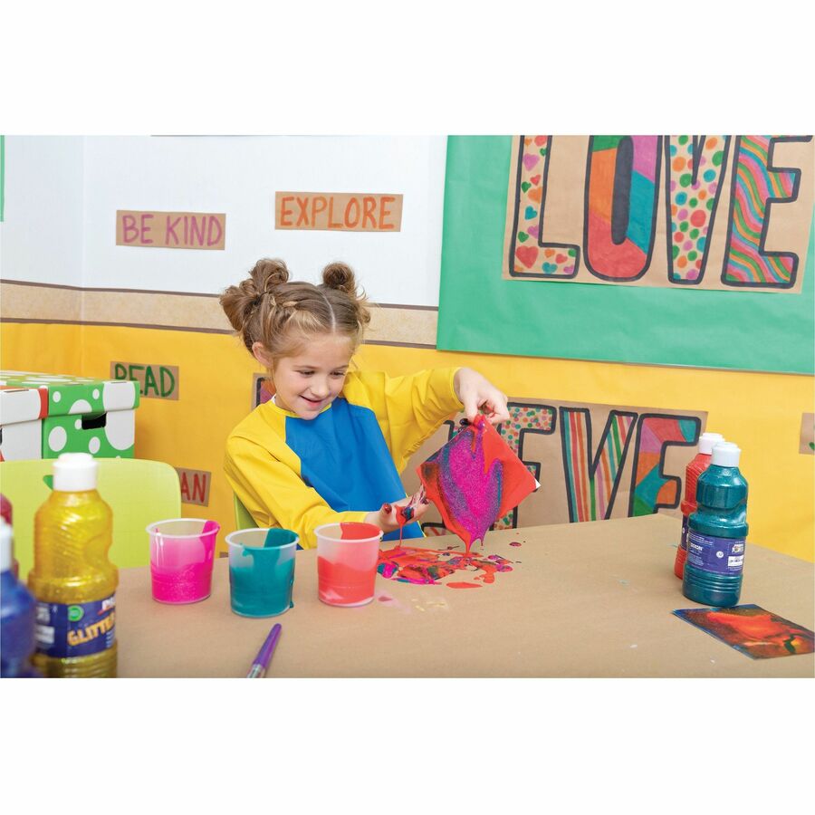 Creativity Street No-Spill Round Paint Cups With Colored Lids