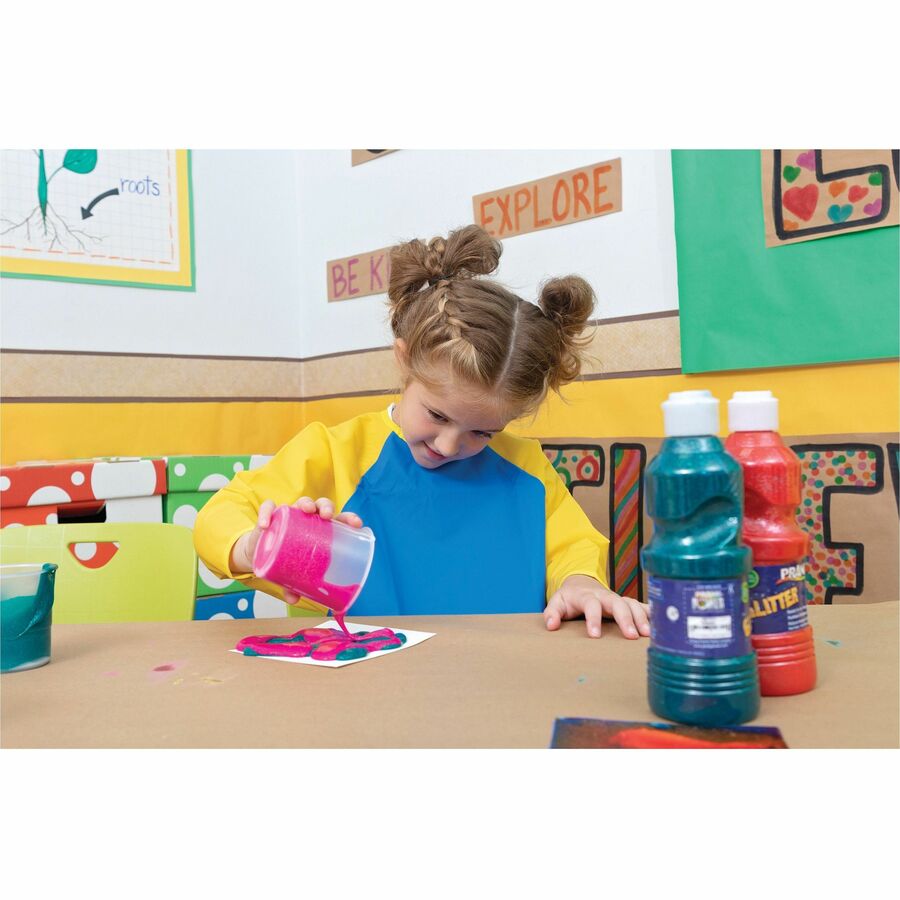 Creativity Street No-Spill Round Paint Cups With Colored Lids