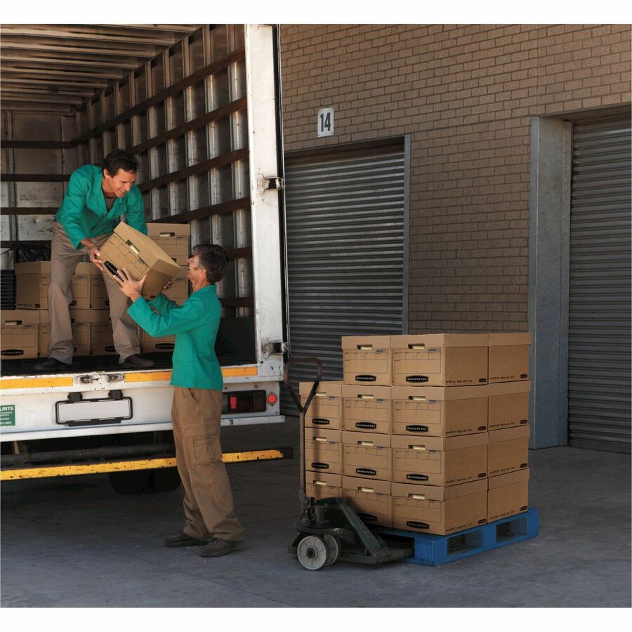 Internal Dimensions: 12" Width x 15" Depth x 10" Height - External Dimensions: 13" Width x 16.3" Depth x 10.8" Height - Media Size Supported: Letter, Legal - Lift-off Closure - Stackable - Kraft - For File - Recycled - 25 / Carton