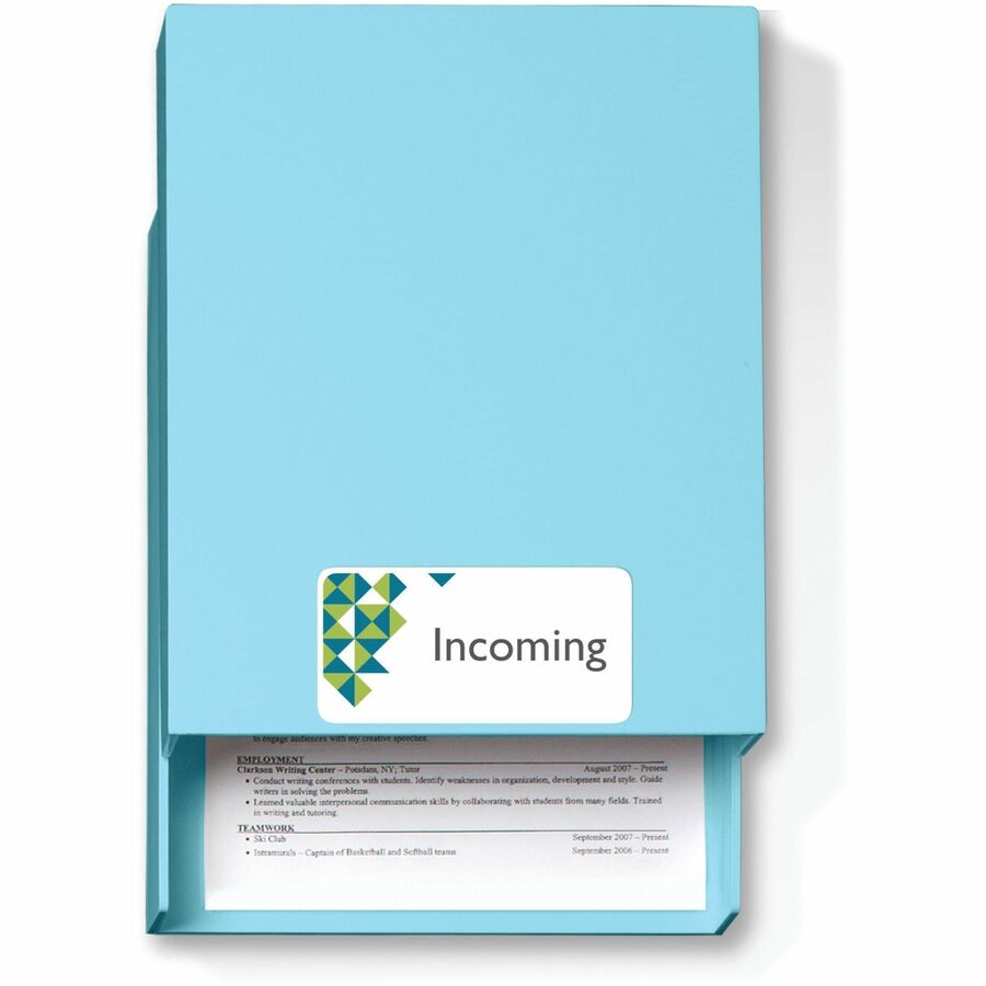 2" Width x 4" Length - Permanent Adhesive - Rectangle - Inkjet - Matte - White - Paper - Permanent Adhesive, Jam Resistant, Customizable, Smudge Resistant - 10 / Sheet - 50 Total Sheets - 500 Total Label(s) - 500 / Box