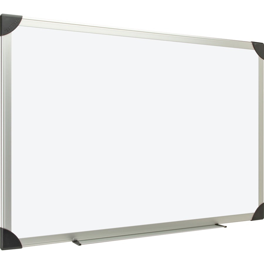 Lorell Dry-erase Board - 24" (2 ft) Width x 18" (1.5 ft) Height - White Styrene Surface - Aluminum Frame - Ghost Resistant, Scratch Resistant - 1 Each