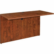 Lorell Essentials Series Bridge - 29.5" Height x 47.3" Width x 23.6" Depth x 1" Thickness - Finish: Cherry, Laminate - Grommet, Modesty Panel - 1 Each