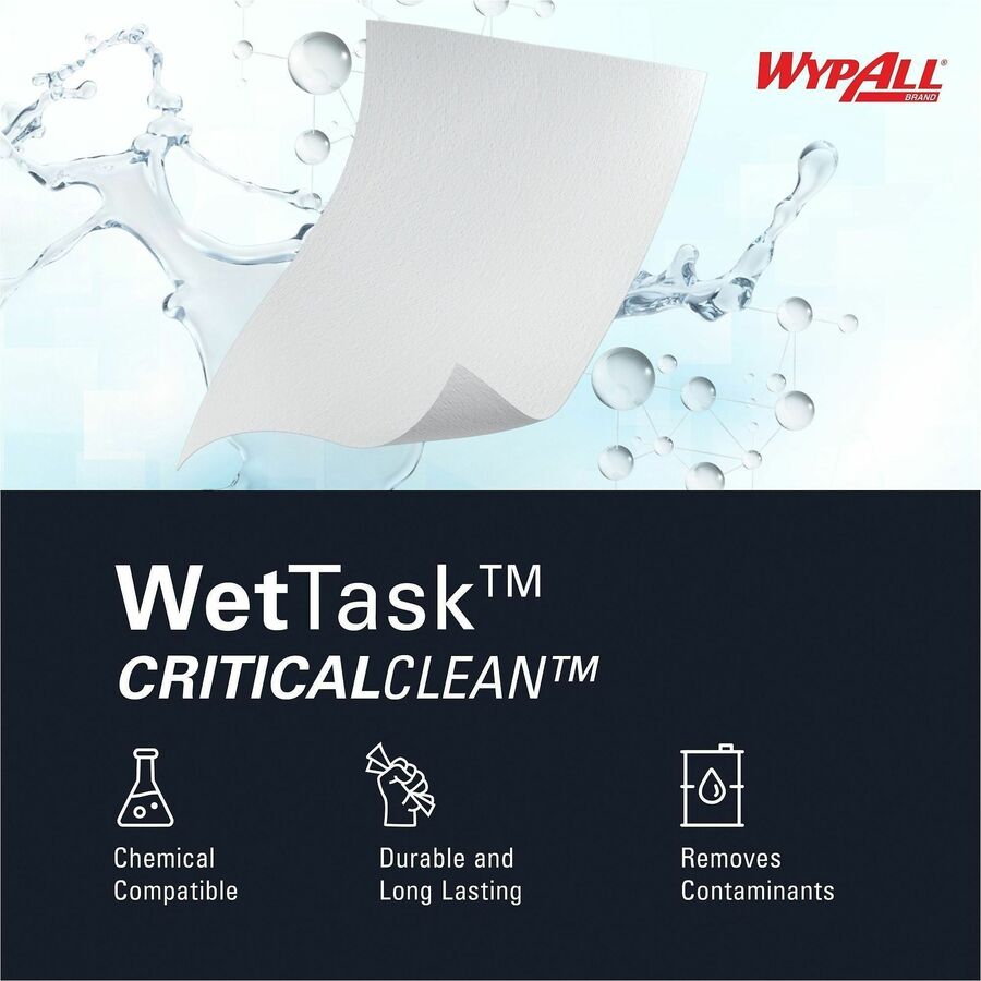 For Multi Surface - 6" Length x 12" Width - White - 140/Roll - 1 Carton