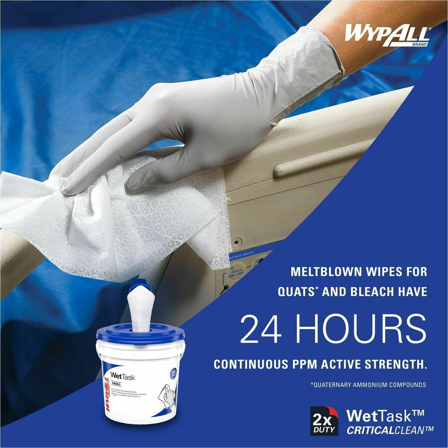 For Multi Surface - 6" Length x 12" Width - White - 140/Roll - 1 Carton