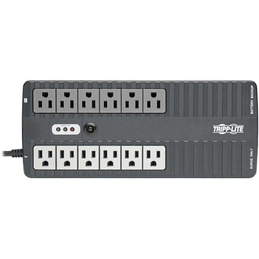 Ultra-compact Desk-mount - 4 Hour Recharge - 2.50 Minute Stand-by - 110 V AC Input - 120 V AC Output - USB - 12 x NEMA 5-15R Receptacle(s) - 6 x Battery/Surge Outlet