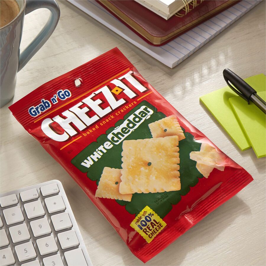 Cheez-It Cheez-It Baked Snack Crackers - White Cheddar - 15 oz - 6 / Box