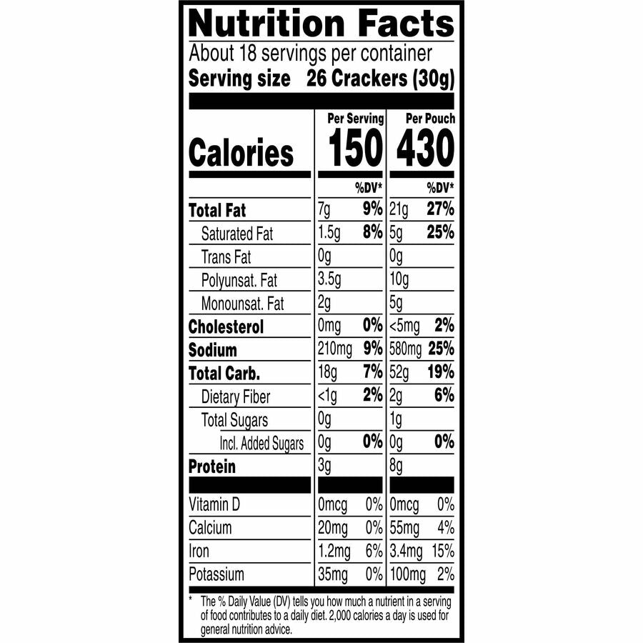 Cheez-It Cheez-It Baked Snack Crackers - White Cheddar - 15 oz - 6 / Box