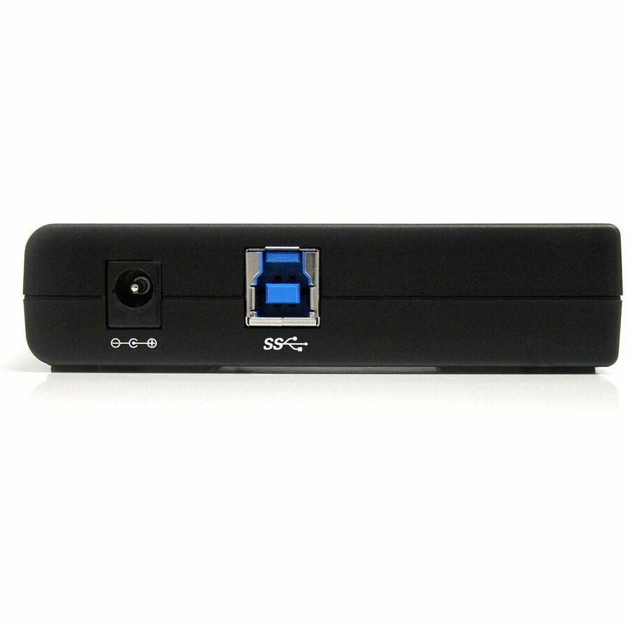 StarTech.com 4 Port Black SuperSpeed USB 3.0 Hub