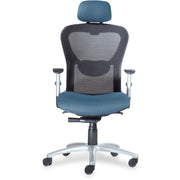 9 to 5 Seating Strata 1580 High Back Executive Chair - Peacock Seat Color - Polyester Seat Material - 5-star Base - 1 Each