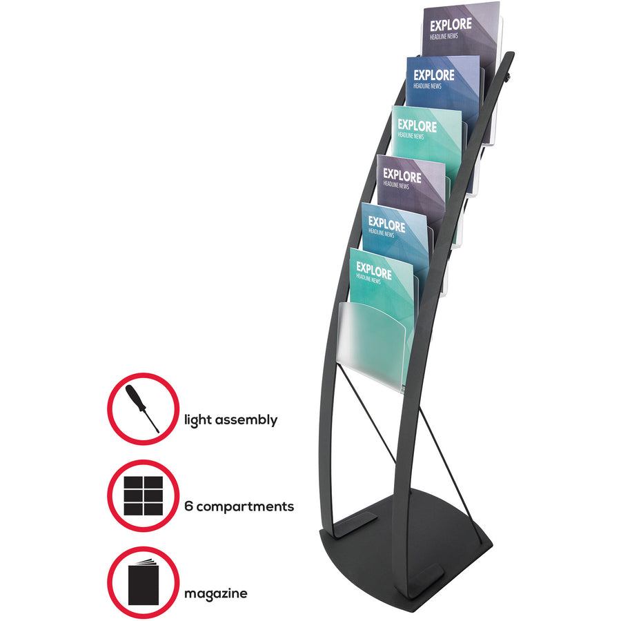 Deflecto Contemporary Floor Display