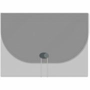 8 1/2" x 11" - 7 Pocket(s) - Polypropylene - Smoke - Acid-free, Non-toxic, Button Closure - 1 Each